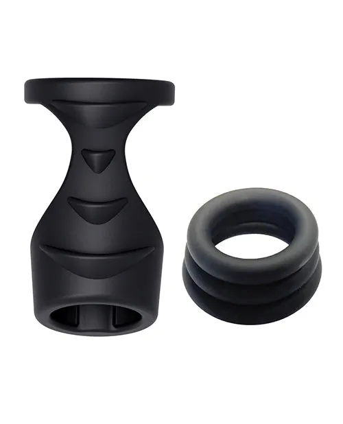 Anal Nasstoys Enhancer Rockhard 4 In One Kit Black