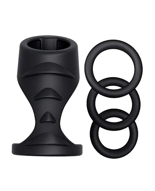 Anal Nasstoys Enhancer Rockhard 4 In One Kit Black