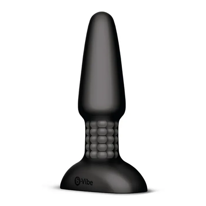 BVibe Anal B Vibe Rimming Remote Anal Plug Black