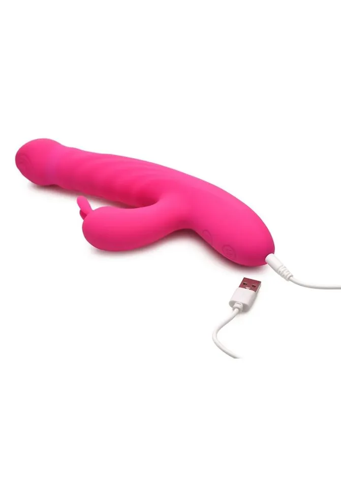 BANG Female Sex Toys Bang Thrusting and Vibrating Rechargeable Silicone Rabbit Vibrator