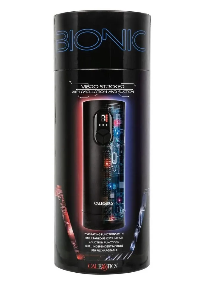 Bionic Vibro Stroker Rechargeable with Oscillation and Suction Bionic Male Sex Toys