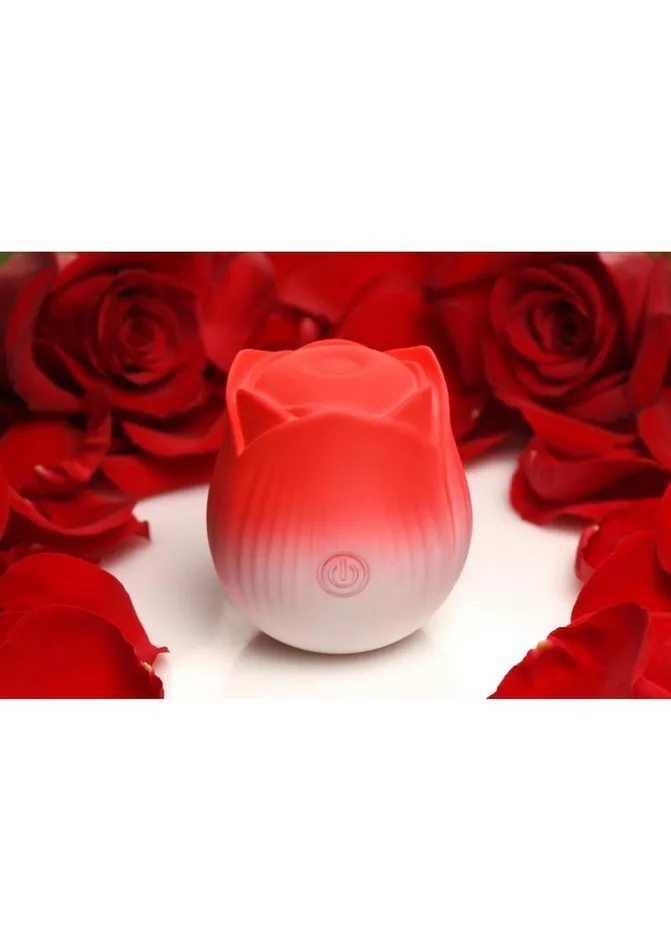 Bloomgasm Female Sex Toys Bloomgasm Pulsing Petals Throbbing Silicone Rechargeable Rose Stimulator