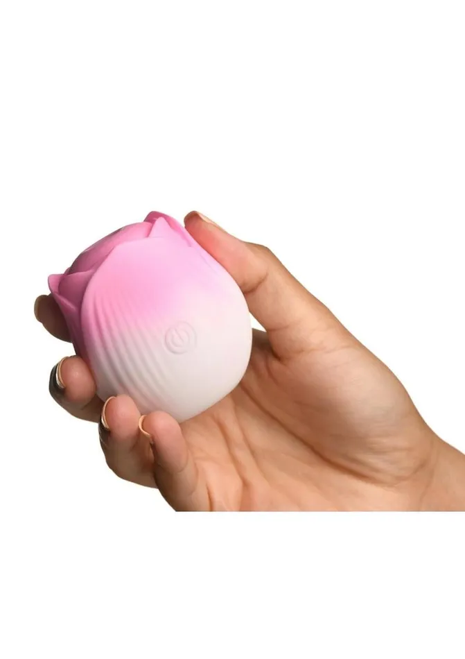 Bloomgasm Female Sex Toys Bloomgasm Pulsing Petals Throbbing Silicone Rechargeable Rose Stimulator