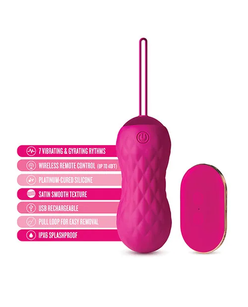 Blush Carina Remote Controlled Bullet Velvet Blush Novelties Vibrators