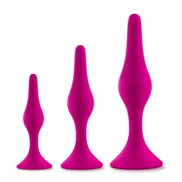 Blush Luxe Beginner Kit Silicone Butt Plugs Blush Novelties Anal