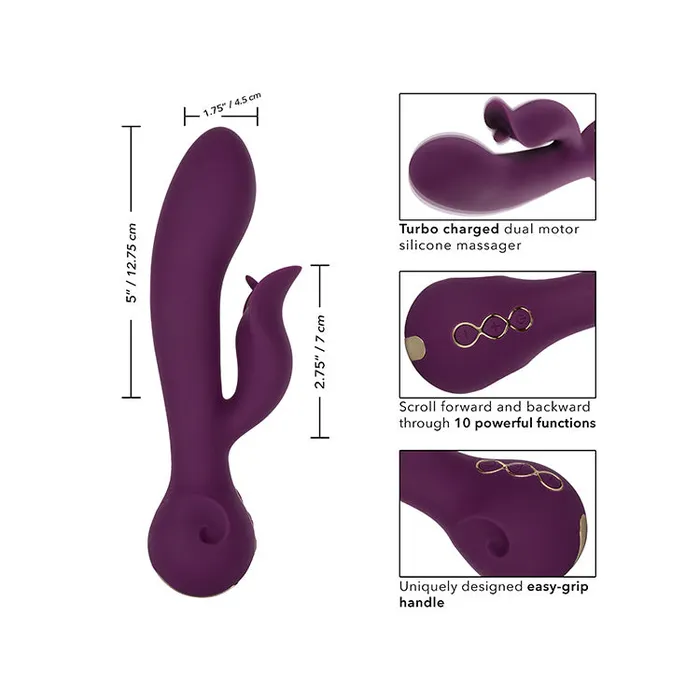 Cal Exotics Obsession Fantasy Flickering Rabbit Vibrator Female Sex Toys