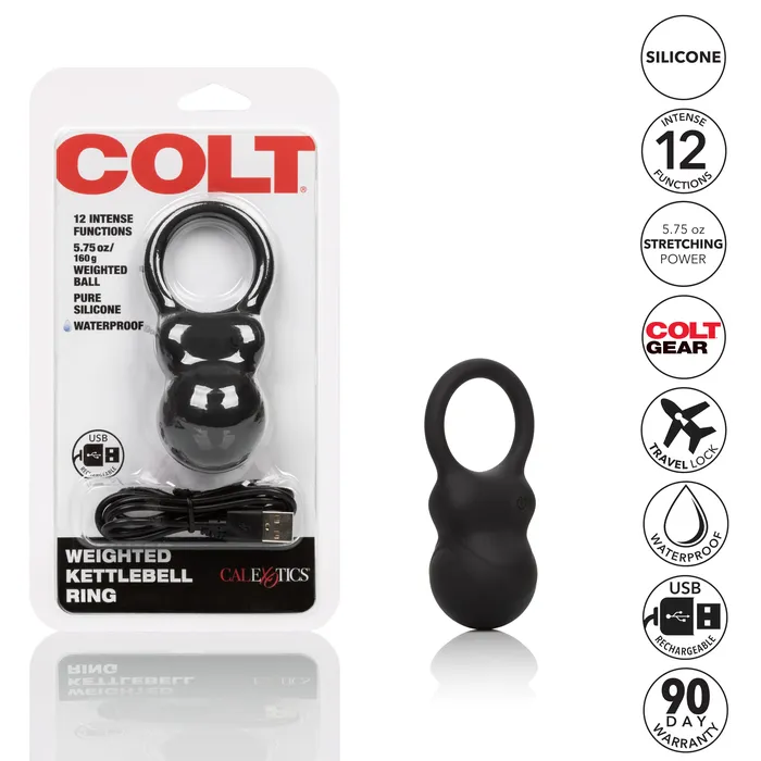 California Exotic Male Sex Toys Colt Weighted Kettlebell Ring