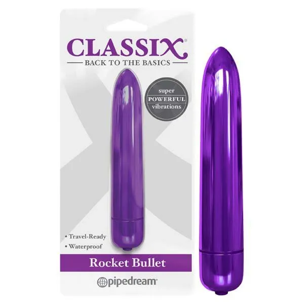 Classix Rocket Bullet Metallic Purple 89 cm Bullet Pipedream Vibrators