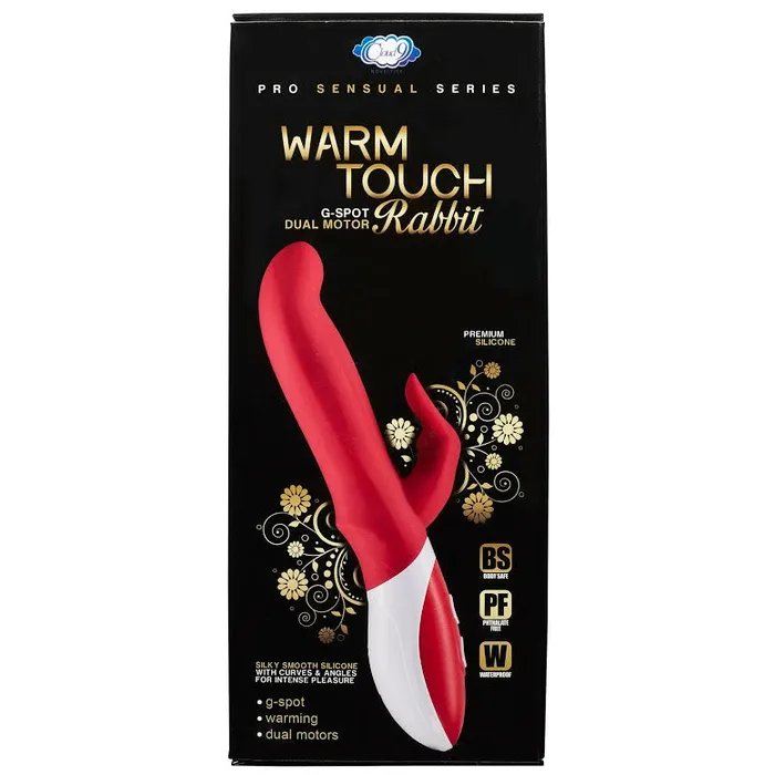 Cloud 9 Vibrators Cloud 9 Warm Touch Rabbit Pink White