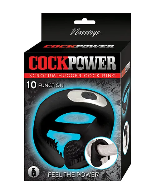 Cockpower Scrotum Hugger Cock Ring Black Nasstoys Male Sex Toys