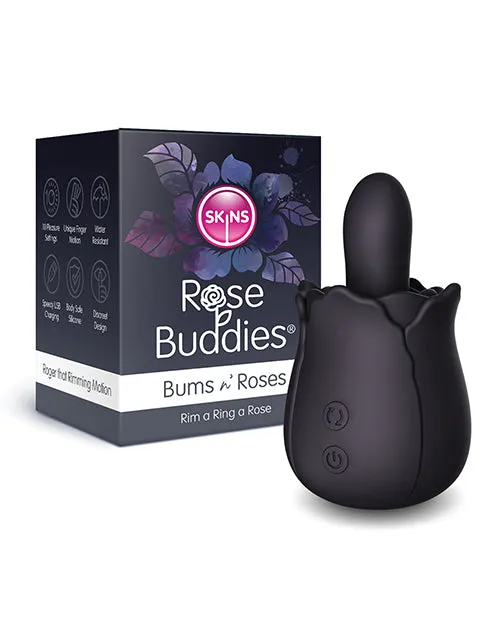 Creative Conceptions Vibrators Skins Rose Buddies Bums N Roses Black