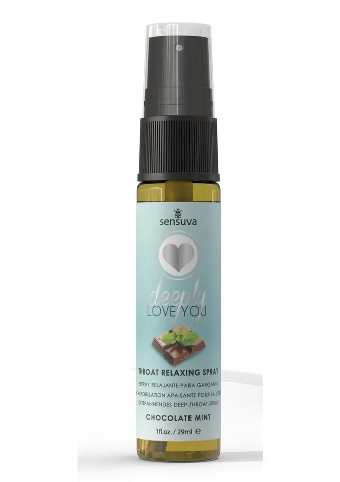 Deeply Love You Throat Relaxing Spray Chocolate Mint Deeply Love You Vibrators