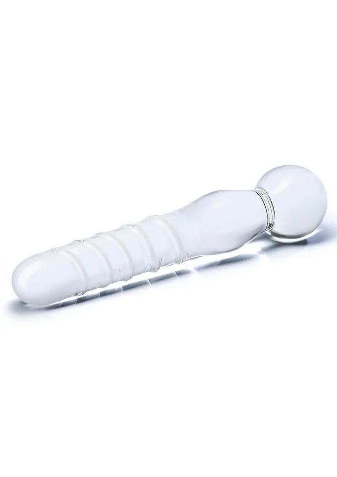 Dildos Glas Joystick Textured Glass Dildo