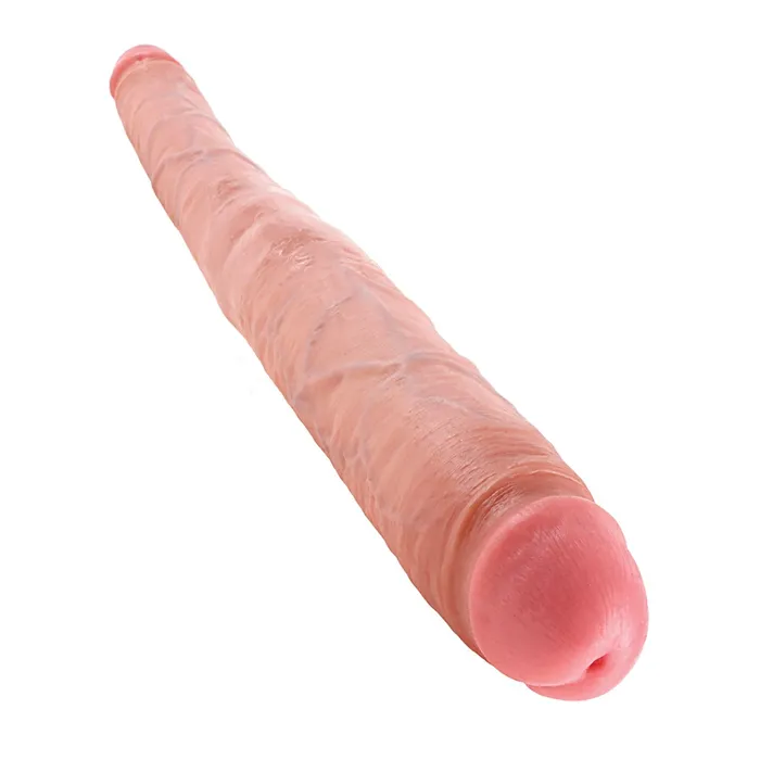 Dildos Pipedream King Cock 16 Inch Tapered Double Dildo Flesh