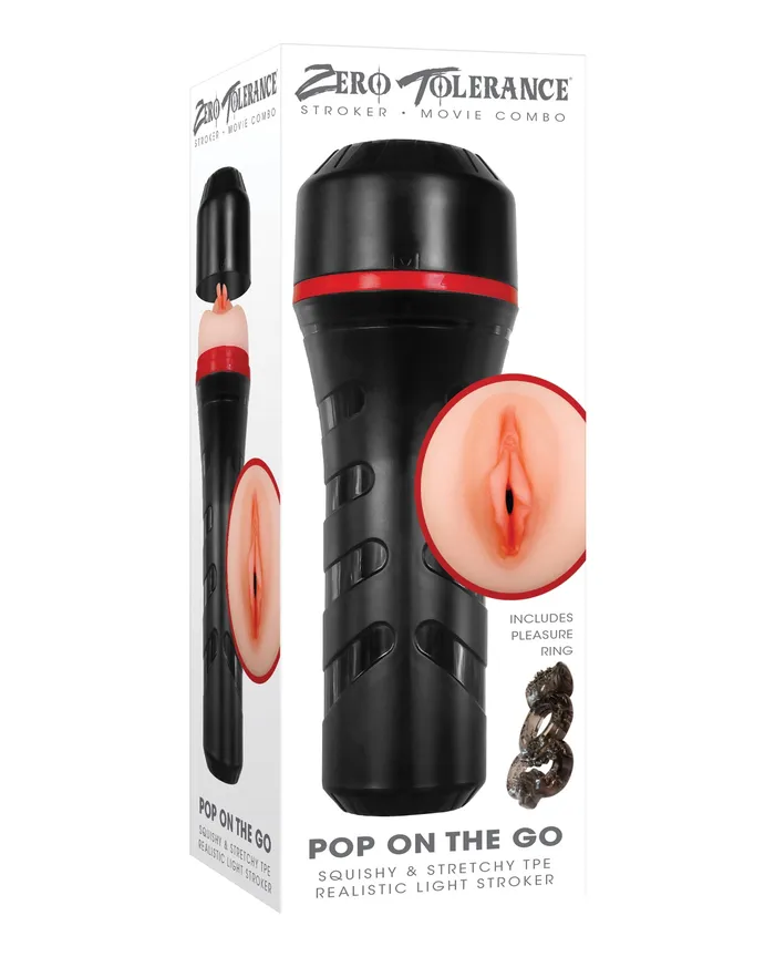 Evolved Novelties INC Male Sex Toys Zero Tolerance Pop On The Go Stroker