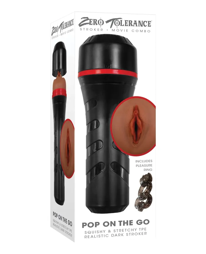 Evolved Novelties INC Male Sex Toys Zero Tolerance Pop On The Go Stroker