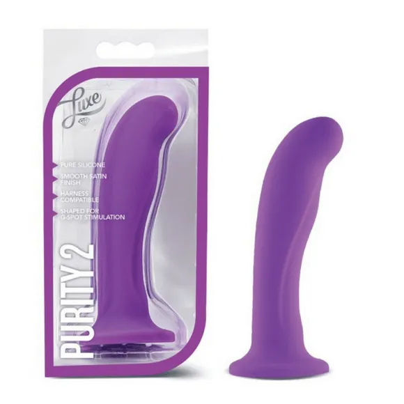 Female Sex Toys Blush Novelties Luxe Purity 2 Smooth Silicone Dildo