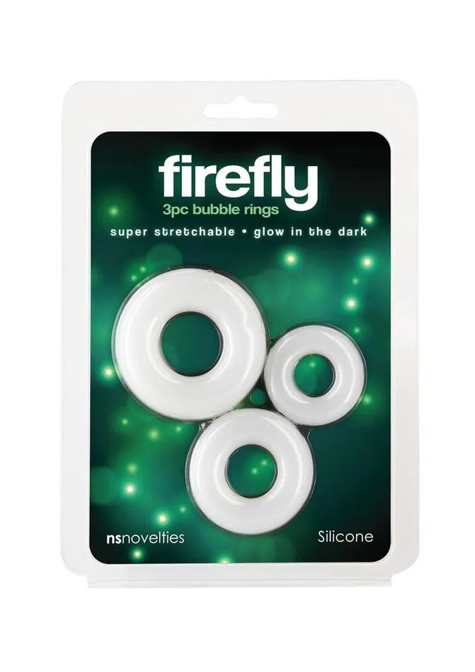 Firefly Firefly Bubble Ring Glow In The Dark Cock Ring Male Sex Toys