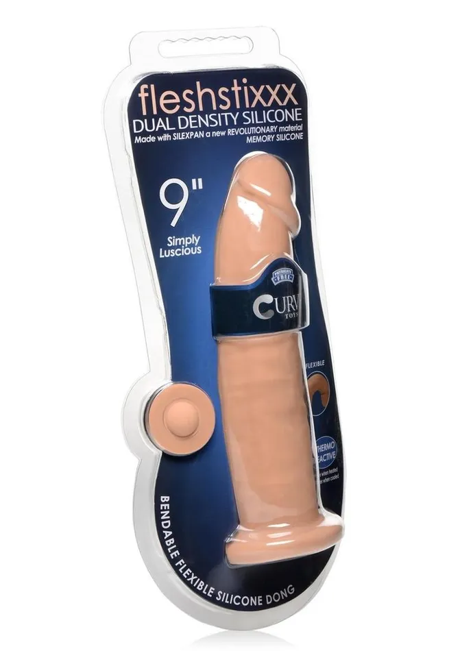 FleshStixxx Dildos Fleshstixxx Dual Density Silicone Bendable Dong