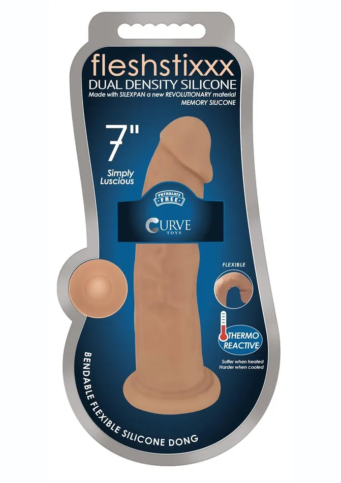 FleshStixxx Dildos Fleshstixxx Dual Density Silicone Bendable Dong