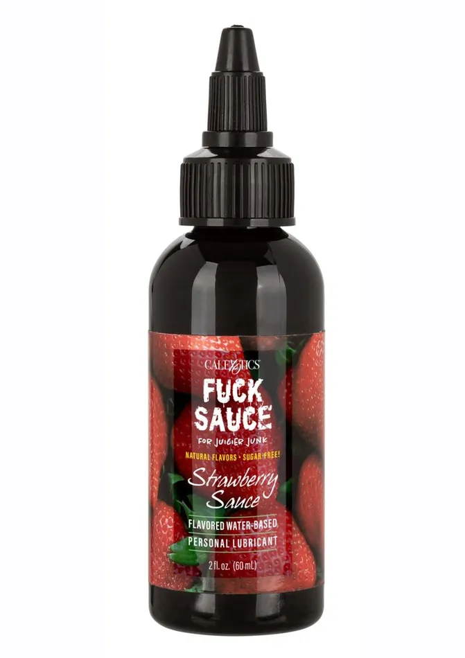 Fuck Sauce Flavored Water Based Personal Lubricant Strawberry Fuck Sauce Lubricants