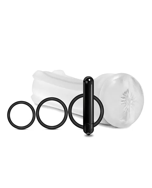 Global Novelties LLC Anal MSTR B8 Bum Rush Vibrating Ass Pack Kit of 5 Clear