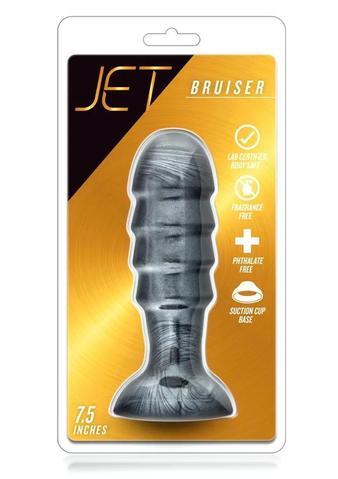 Jet Bruiser Butt Plug Carbon Metallic Jet Anal