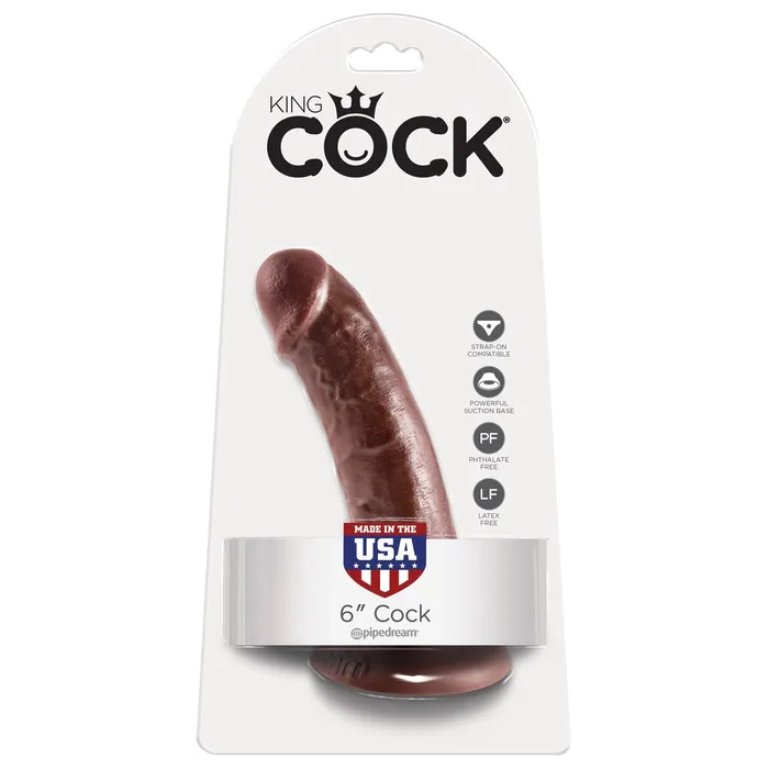 King Cock 6Inch Cock Brown Pipedream Dildos