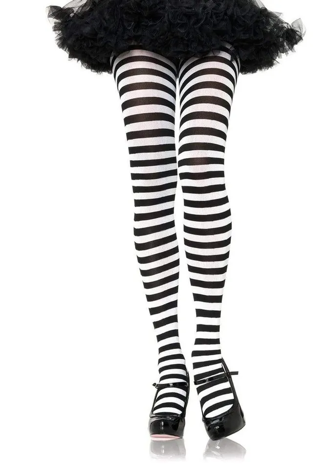 Leg Avenue Vibrators Leg Avenue Striped Tights