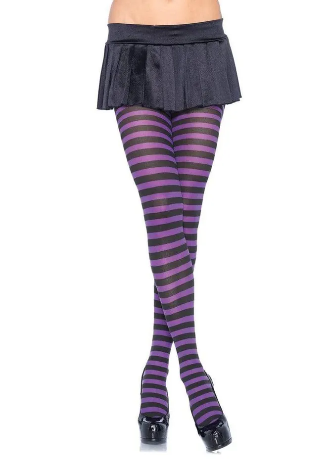 Leg Avenue Vibrators Leg Avenue Striped Tights