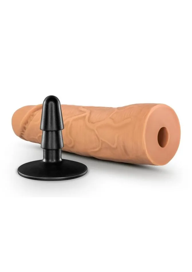 Lock On Female Sex Toys Lock On Dynamite Dildo with Suction Cup Adapter