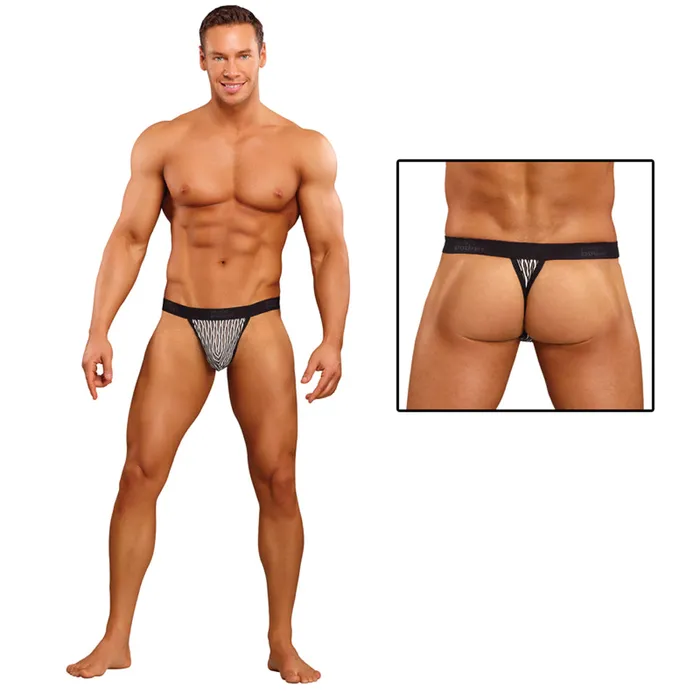 Male Power Wave Micro Thong Black Large Male Power Anal