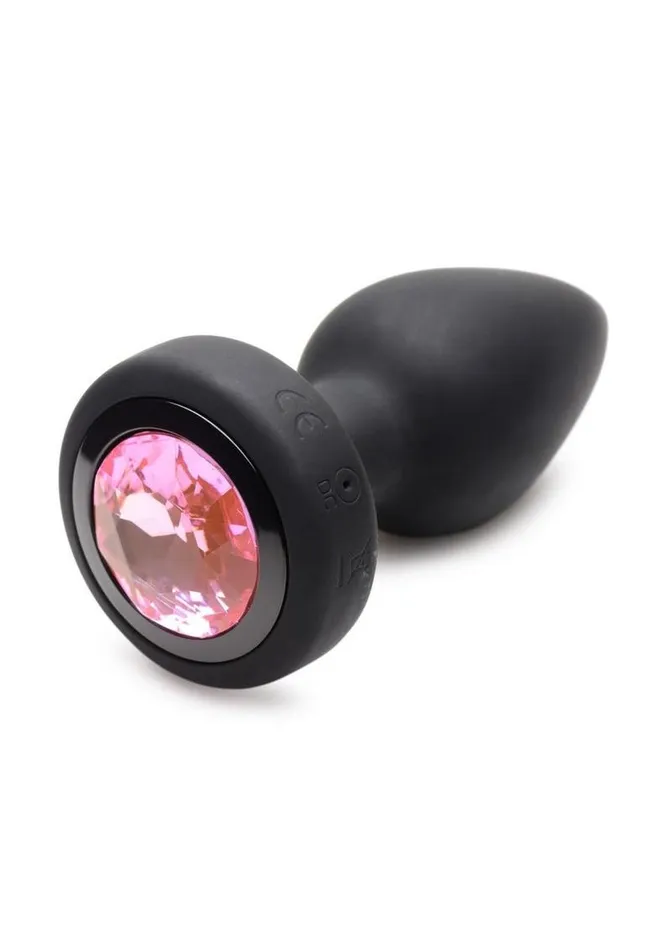 Male Sex Toys Booty Sparks 28x Rechargeable Silicone Vibrating Gem Anal Plug with Remote Control Booty Sparks