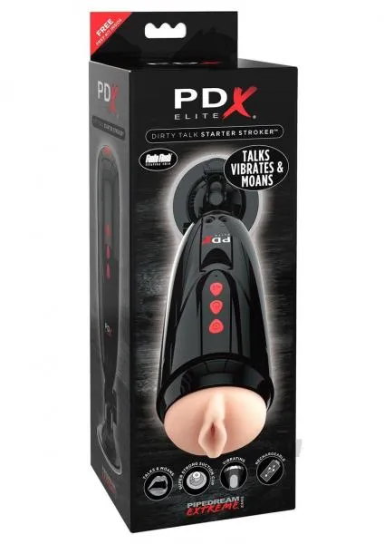 Male Sex Toys Pdx Elite Dirty Talk Starter Stroker Pipedream