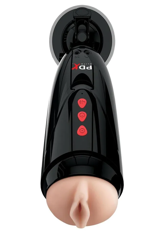 Male Sex Toys Pipedream Extreme Elite Rechargeable Dirty Talk Starter Masturbator Pussy PDX Elite