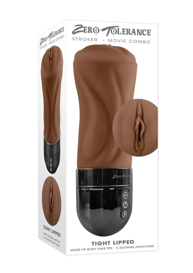 Male Sex Toys Zero Tolerance Tight Lipped Rechargeable Pussy Masturbator Zero Tolerance