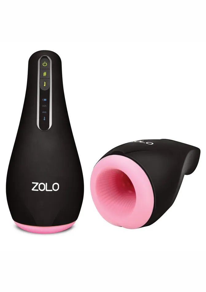 Male Sex Toys Zolo ZOLO Heatstroke Rechargeable Vibrating and Warming Masturbator