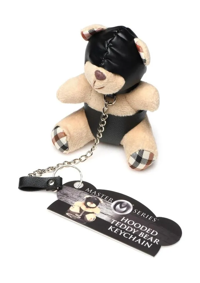 Master Series Hooded Teddy Bear Keychain Master Series Male Sex Toys