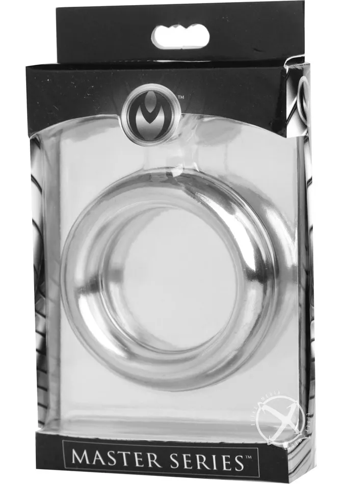 Master Series Stainless Steel Cock Ring Master Series Male Sex Toys