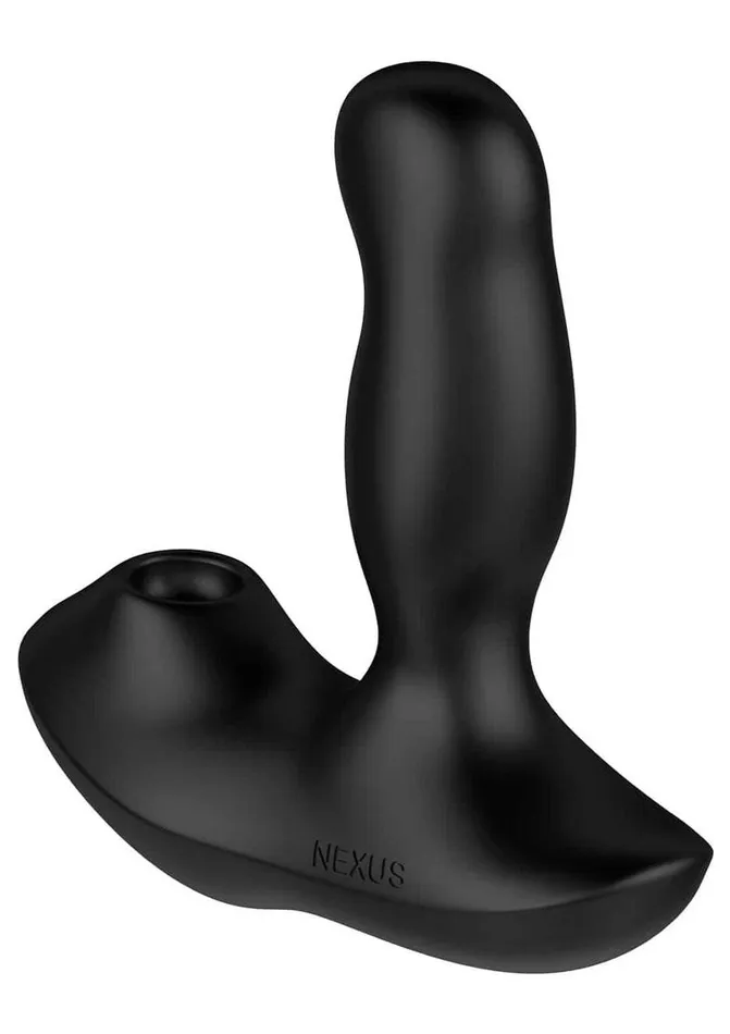 Nexus Nexus Revo Air Rechargeable Silicone Suction and Rotating Prostate Massager with Remote Control Male Sex Toys