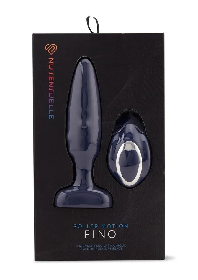 Nu Sensuelle Andii Fino Roller Motion Rechargeable Silicone Anal Plug with Remote Control Nu Sensuelle Male Sex Toys