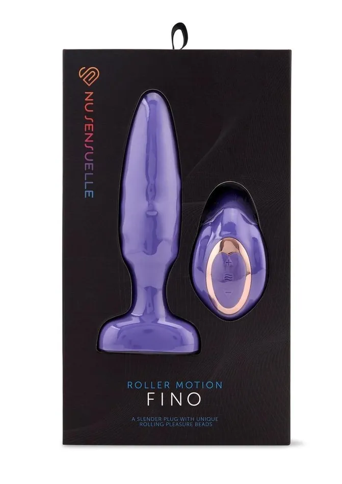 Nu Sensuelle Andii Fino Roller Motion Rechargeable Silicone Anal Plug with Remote Control Nu Sensuelle Male Sex Toys