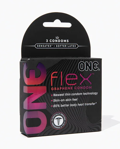 One Flex UltraThin Condoms Pack of 3 Paradise Marketing Vibrators