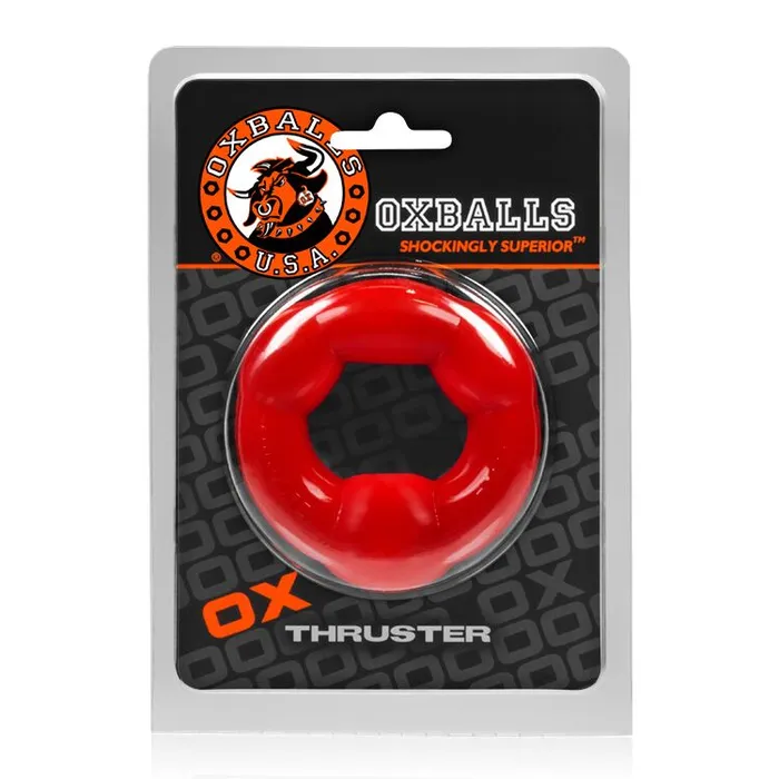 Ox Balls Vibrators OxBalls Thruster Cockring Red