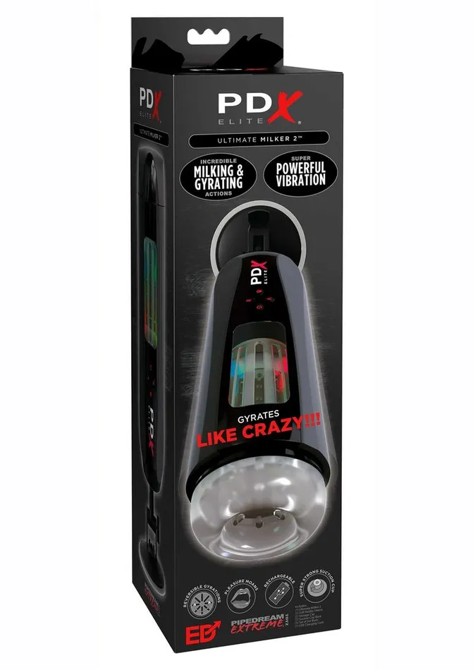 PDX Elite Male Sex Toys Pdx Elite Ultimate Milker 2 Rechargeable Masturbator