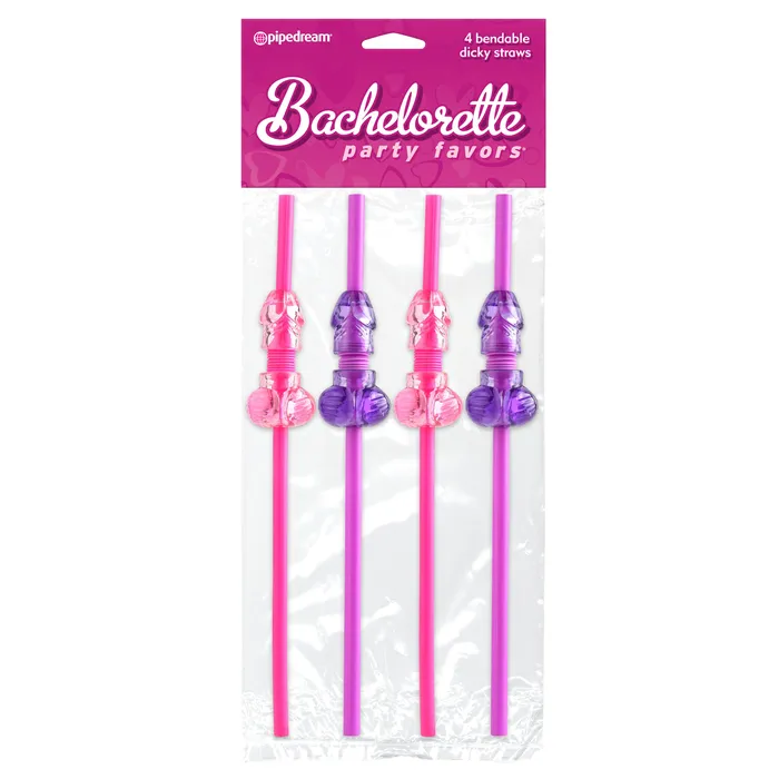 Pipe Dreams Bachelorette Party Favors Bendable Dicky Straws Pipe Dreams Vibrators