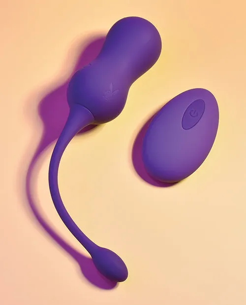 Playboy Pleasure Double Time Kegel Balls Acai Evolved Novelties INC Female Sex Toys