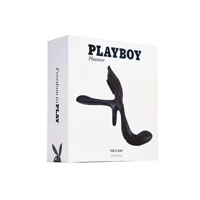 Playboy Pleasure Male Sex Toys Playboy Pleasure The 3 Way Cock Ring