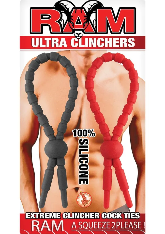 Ram Male Sex Toys Ram Ultra Clinchers Silicone Cock Rings