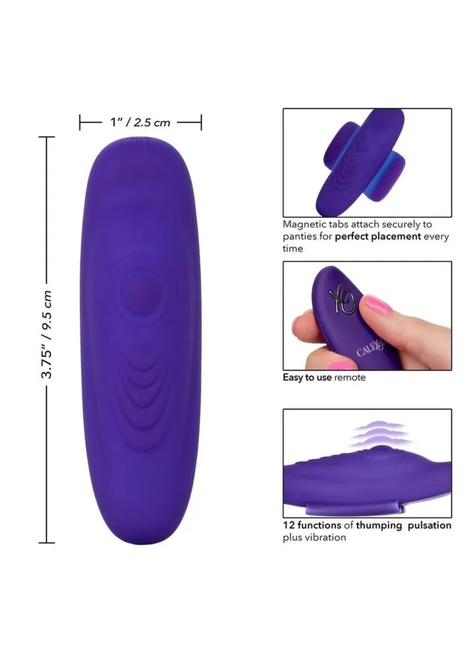 Remote Controlled Vibes Calexotics LockNPlay Silicone Rechargeable Panty Vibe Female Sex Toys